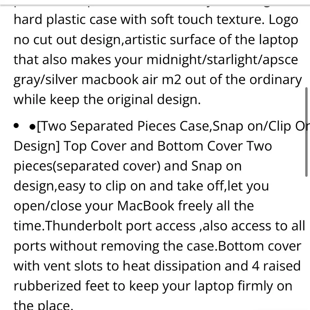 MacBook Air 13.6” ‘Creative Bulb’ HARDSHELL Protective Case BUNDLE